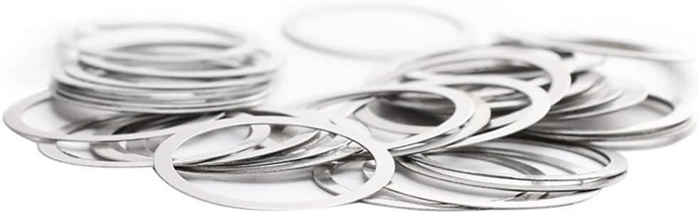 2 X Bike Bicycle Headset Up Washers Spacer 0.3mmx28.6mm 1 1/8inch Headset Adjustment Spacer Fine-Tuning Shim Washer for Bikes