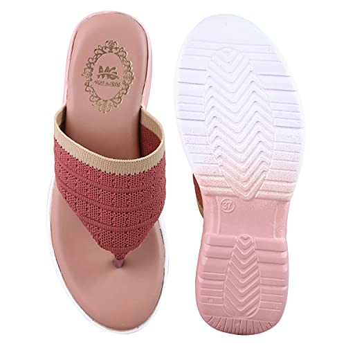 Image of madam glorious women's /girls stylish soft comfortable v shape wedges for women stylish