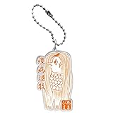 [ネクサスジャパン] アマビエ お守り アクリルキーホルダー アクリル製 【C/オレンジ】 アマビエチャレンジ 厄除け 無病息災 身体健康 疫病退散 妖怪アマビエさん ボールチェーン