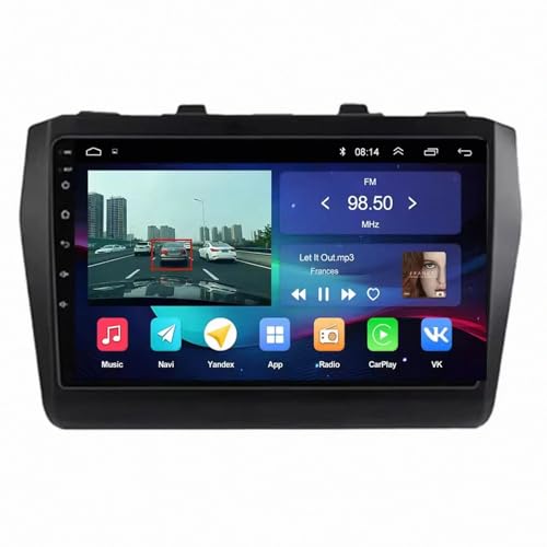 Radio 2 DIN con Pantalla Airplay y Procesador de 4 Núcleos para Suzuki Swift 2016