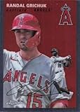 2023 TOPPS CHROME PLATINUM ANNIVERSARY #245 RANDAL GRICHUK ANGELS BASEBALL OFFICIAL TRADING CARD OF MLB