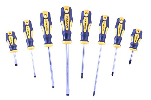 Magnetic Screwdriver Set | 8-Piece Magnetic Tip Screwdriver Set | MLTOOLS VS336