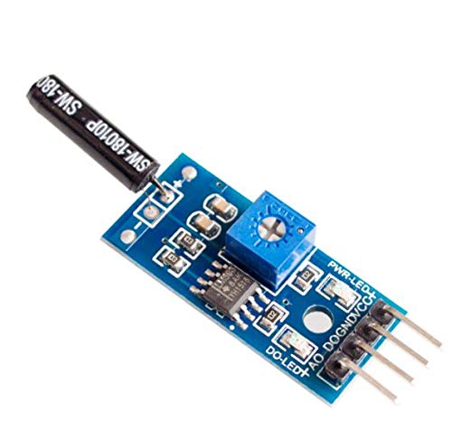 Techtonics Vibration Sensor Module Normally Opened Type Vibration switch LM393 for Arduino (B07QGCWXD7) Amazon Price History, Amazon Price Tracker