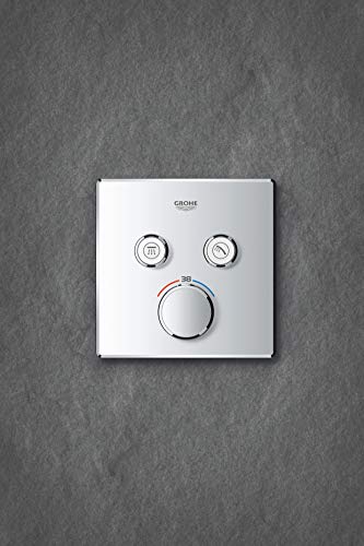 Aqualisa Visage Digital-Duscharmatur – Weiß, Mit Thermostat, Verstellbarem Duschkopf