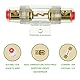 SIGANDG AGU-Sicherungshalter Inline vergoldet mit 2 Stück 30A AGU-Sicherung für Automotive Audio Power Safety Protection (30A)