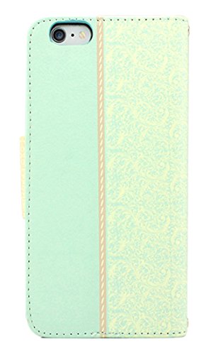Coque iPhone 6 Plus Trenro Dentelle haut de gamme et son fini vert menthe unique