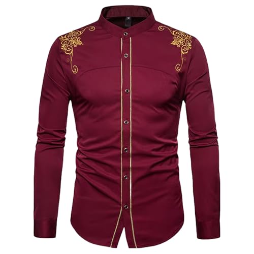 Chemise à manches longues vintage blanche homme pour vos soirées et concerts d'automne