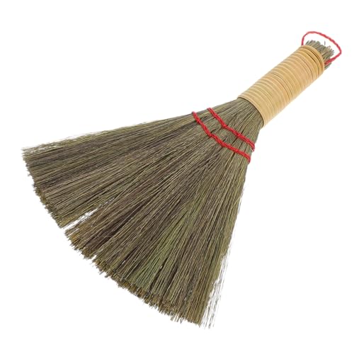 Gogogmee Handheld Small Broom Natural Corn Straw Brush for Desktop Sofa Floor Cleaning Lightweight and Portable