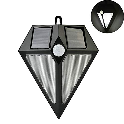 Preisvergleich Produktbild CWDXD Solarleuchte für Außen, LED Solarlampe Außen Solarleuchte mit Bewegungsmelder Sicherheitswandleuchte Diamanten im Freien Wasserdichte Wandleuchte Garten