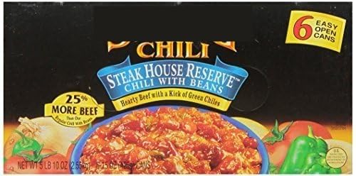 Stag Steakhouse Reserve Chili with Beans, 90 Ounce By Snacks and More