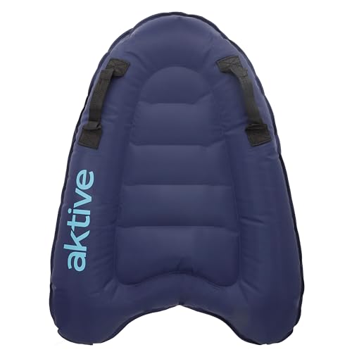 AKTIVE Tabla bodyboard hinchable 50x70 cm, Asas reforzadas, Para niños y adultos, Diseño ligero y resistente para disfrutar en la playa o la piscina (62380)