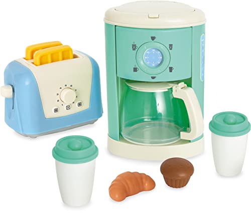 Casdon- Ensemble Petit-déjeuner Cafetière et Grille-Pain pour Les Enfants dès 3 Ans | Toasts éjectables Inclus , 66050