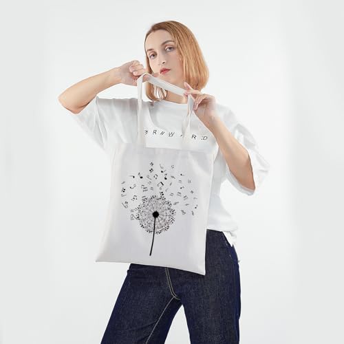 Bolso Tote PWHAOO con motivos musicales miniatura 5