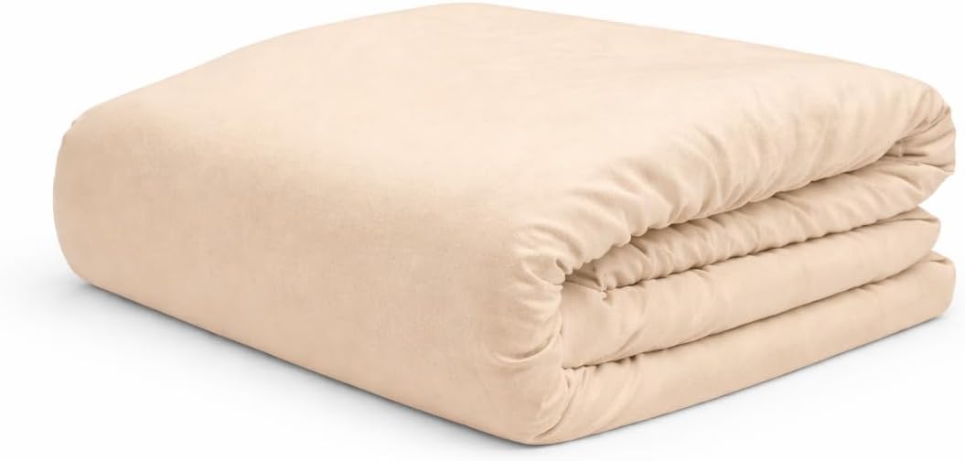 Night Zone Fitted Bed Sheet Non Iron Polycotton Soft Easy Care Percale 25cm Deep Pocket Fitted Sheet (Super King, Latte)