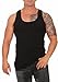 Produktbild BAKIS 8er Pack Herren Unterhemd Classic in Feinripp Tank Top schwarz Muskel Shirt Trägershirt Größe 9