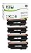 Renewable Toner 507A | 507X Compatible Color Toner Set Replacement HP 507A HP 507X for HP LaserJet M551 M575 (CMYK, 4-Pack)