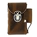 Hot Leathers CSB1009 Brown 5" x 4" Leather Cigarette Case