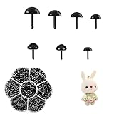 さし目 ぬいぐるみ 800個セット 黒目 目玉 縫製 手芸 手作り DIY用 ールアイ ドールメイキング 目 動物 クラフト 人形眼 目玉動物 鼻 収納ケース付き （3mm/4mm/5mm/6mm/7mm）