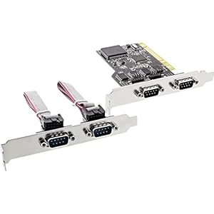 InLine 66639I Karta Kontrolera Szeregowego 4-Portowa