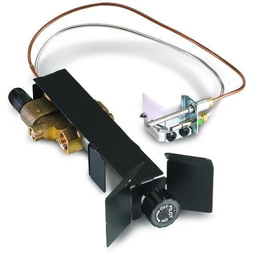 RH Peterson Gas Logs Propane Gas Low Profile Manual Safety Pilot Kit with Removable Knob Handle