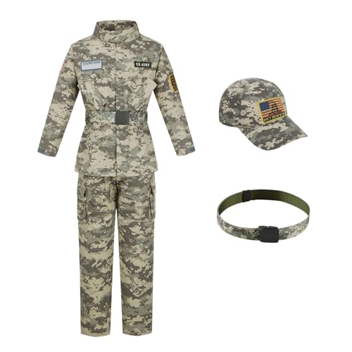Disfraz de Ejército para Niños Talla 120/S miniatura 1