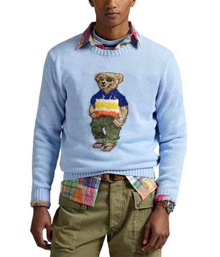 POLO RALPH LAUREN Men's Polo Bear Cotton Sweater