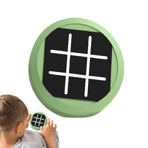 Husoiuy Juego de ajedrez portátil, juego de ajedrez digital, juego de mesa familiar 4 en 1, juego de mesa de cero, juego de cruces, consola de rompecabezas compacta portátil, juguete educativo para