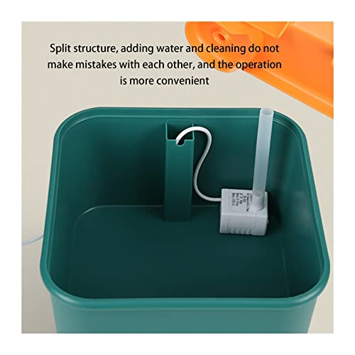 Fuente de agua automática para gato y perro color dorado miniatura 3