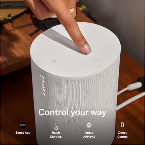 Sonos Era 100 SL Compact, Microphone-Free Speaker - White - image 7