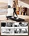 Under Desk Treadmill for Office Walking Pad with 15% Incline 2.5HP Foldable Treadmill with Handle 136KG Capacity Walking Treadmill 8 Point Buffer System Walking Pad Foldable No Assembly