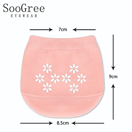 6 Pairs Toe Topper Socks Women Invisible Socks Toe Cover Liner Half Socks Seamless Non-Slip Toe Half Socks2