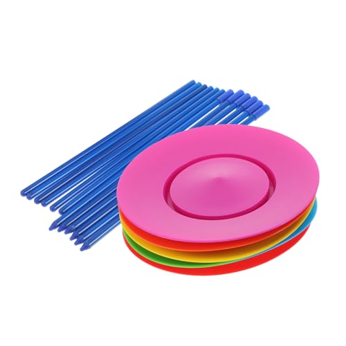 Kisangel 6pcs Juggling Set Circus Props for Boys and Girls Acrobatic Stage Performance Toys