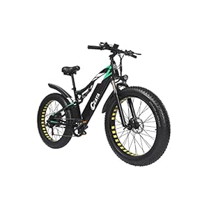CEAYA Electric Bike, Electric Bikes For Adults 26 * 4.0 Fat Tire Electric Bikes Shimano 7 Speed E Bikes For Men