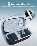 Hard Protect Case for Checkme BP2 & BP2A Bluetooth Blood Pressure Monitor for Home Use, Travel Storage Case Only, Black