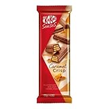 Kit kats Senses Caramel Crisp Milk Chocolate Bar with Crunchy Caramel Pieces, Premium Chocolate Confection 120g (From USA)