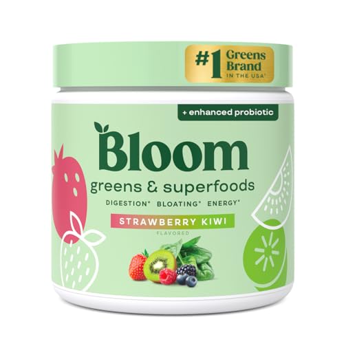 Bloom Nutrition Greens and Superfoods Powder for Digestive Health...