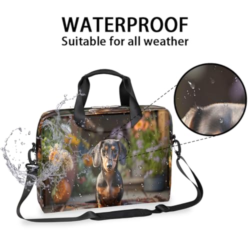 Maletín para portátil unisex 15.7x3x11.8 in resistente al agua miniatura 3