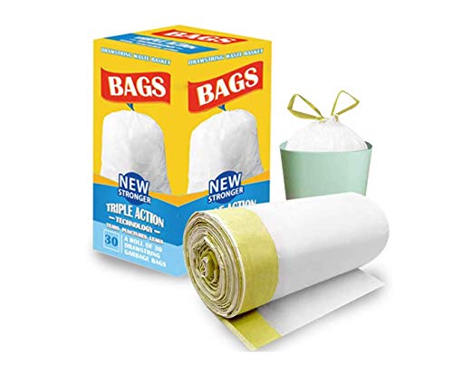 Ctao13 Gallon Trash Bags with Drawstring, Tall Kitchen Trash Bags