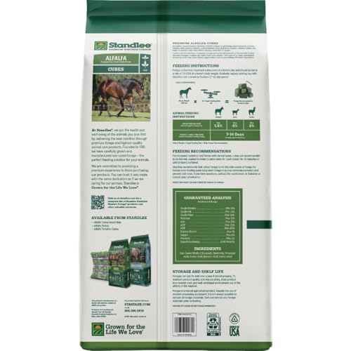 Standlee Alfalfa Cubes para caballos, 40 lbs miniatura 6