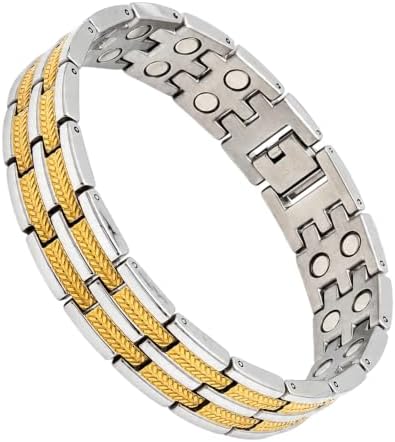 BP Titanium Bracelet Blood Pressure Control Chain Men-Women Bp Monitor Maintain Energy/Blood Circulation/Stamina/Strangth/Body Pain
