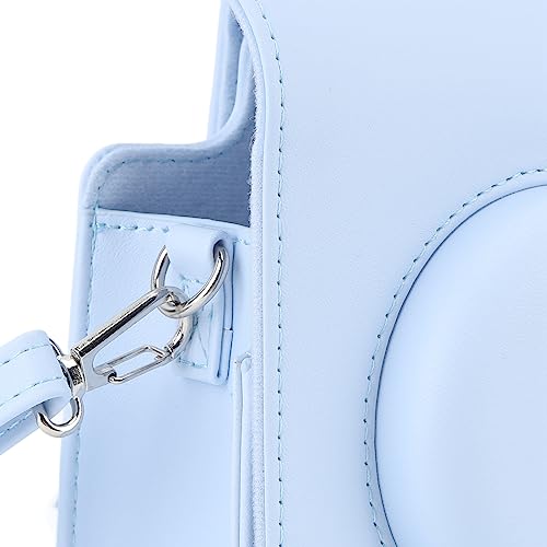 Funda protectora para cámara Mini 12 de cuero PU azul miniatura 7