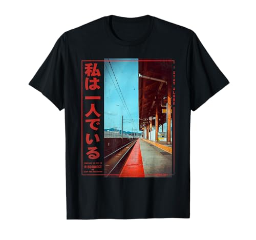 retrò Tokyo Giapponese in 90 Streetwear Vaporwave estetica Maglietta