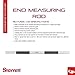 Starrett End Measuring Rod with Insulated Handle and Spherical Ends for Comparing Gages and Measuring Parallel Surfaces - 3/8