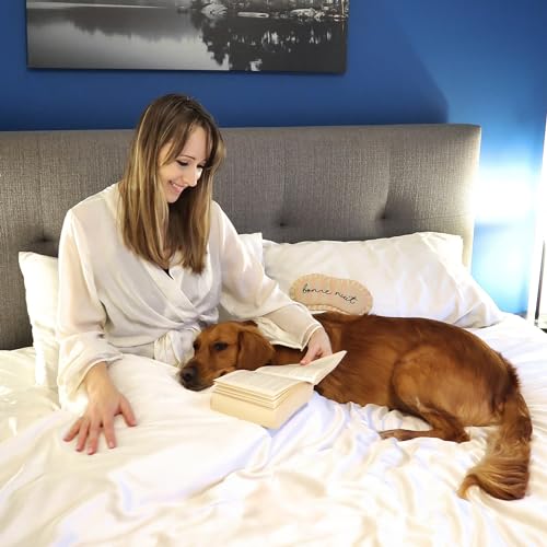 Cube Home, Luxury 3 pcs Bedding Set (200x200cm Duvet Cover + 2 75x50cm Pillowcases), 100% Natural Bamboo, Soft, Breathable - Image 4