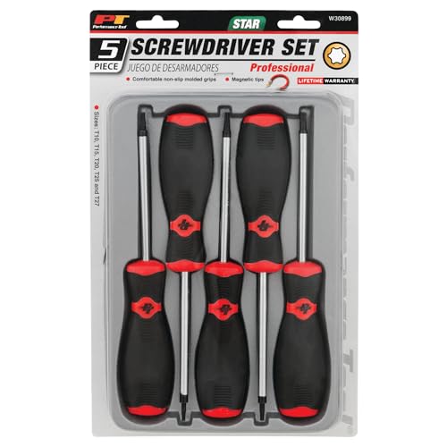 Tournevis étoile Performance Tool W30825 robustes et aimantés - 2