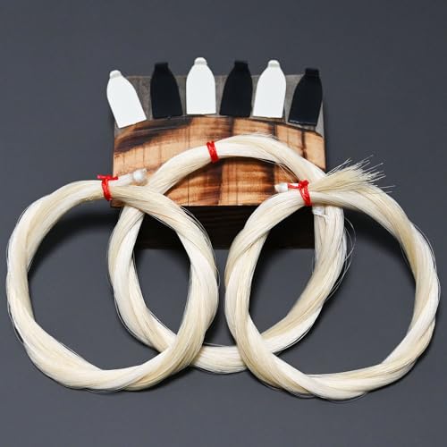 Violin Bow Hair Replacement Kit (3 Hanks)