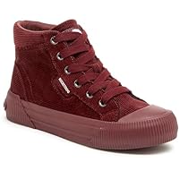 Rocket Dog Cheery Hi Corduroy Women's Burgundy Trainers