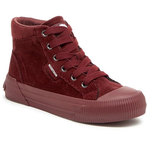 Rocket Dog Cheery Hi Corduroy Baskets pour Femme Bordeaux, Bordeaux, 37 EU