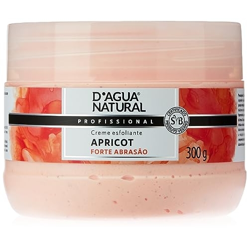 D'AGUA NATURAL Creme Esfoliante Apricot Forte Abrasão D'Agua Natural 300 G D'AGUA NATURAL Creme Esfoliante Apricot Forte Abrasão D'Agua Natural 300 G