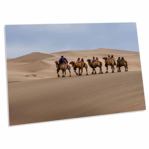 3dRose Camel Caravan en las Dunas Pad Grande para Escritorio miniatura 1